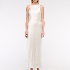 Abercrombie Crinkle High Neck Dress